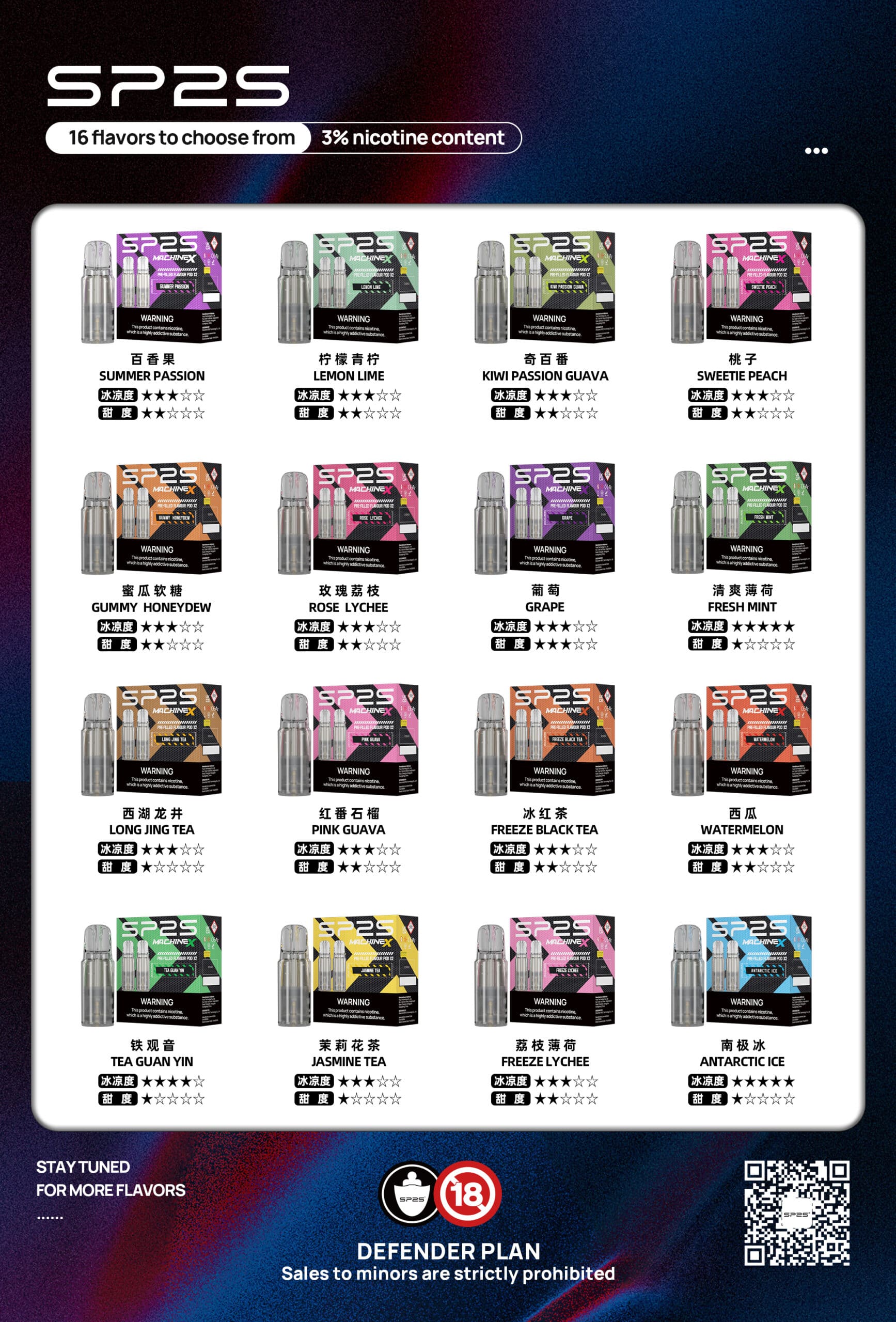 SP2S MAX煙彈｜便捷更換高效霧化｜多口味相容暢享霧化｜專機專用