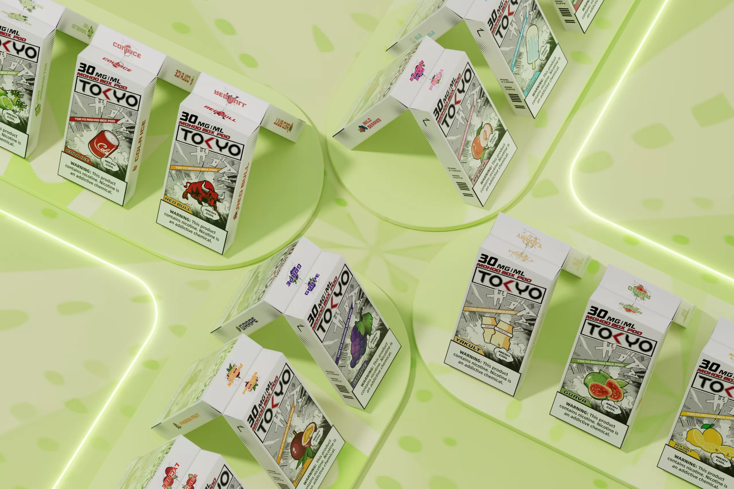 TOKYO MOHOO BOX 東京魔盒煙彈｜大容量換彈式主機・買三盒加150送主機・台灣電子菸批發